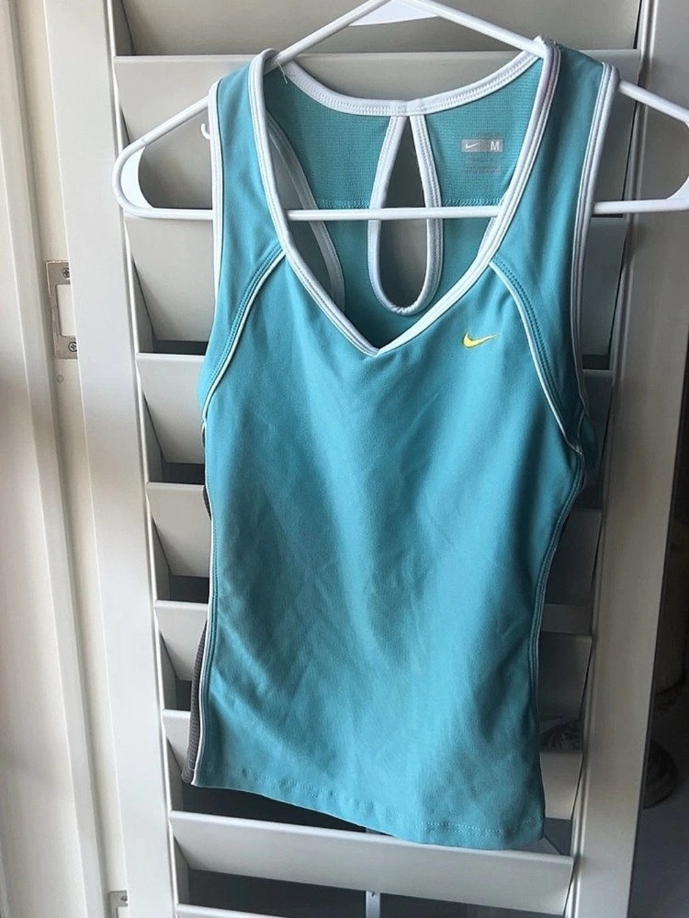 Y2K Nike Aqua Blue I Tank Top women's medium